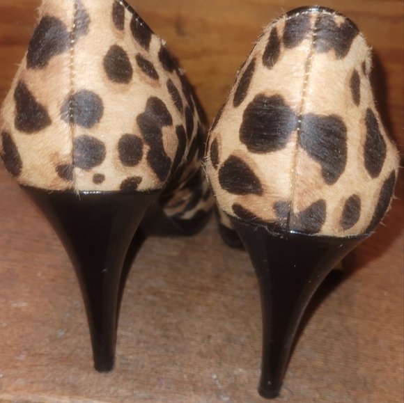 Vintage Cheetah print heels 9M - Picture 14 of 14